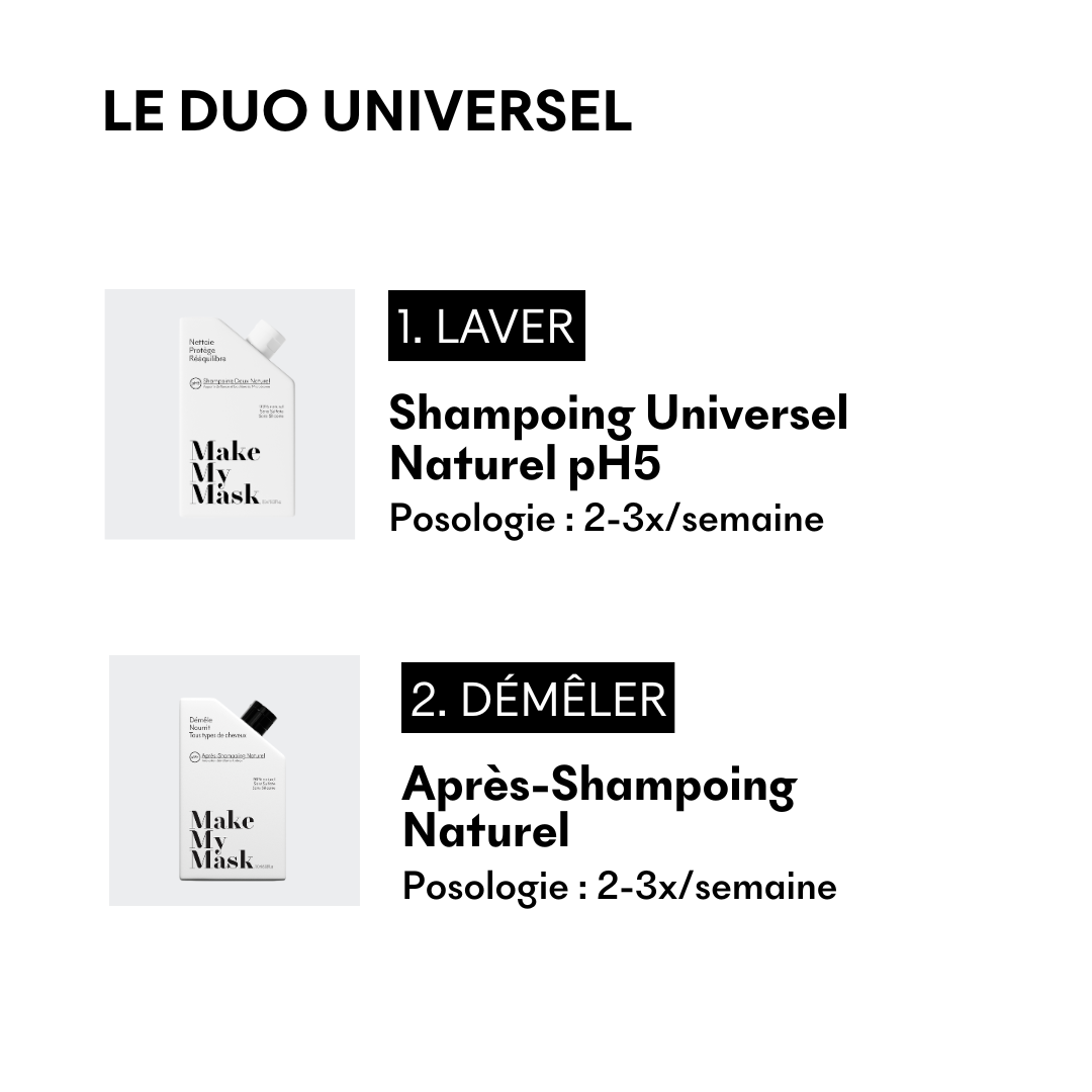 Duo Universel Shampoing & Après-shampoing